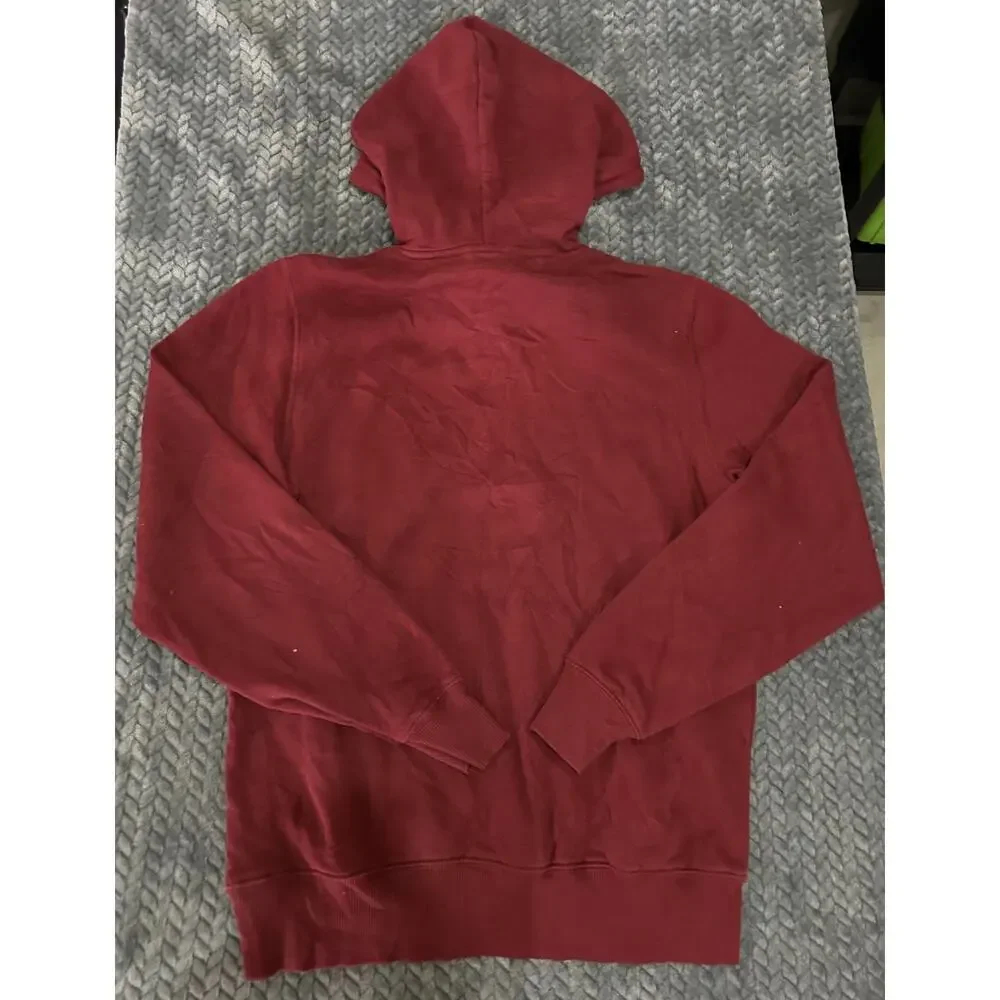 NWT The North Face Circular Design Half Dome Hoodie Mens Small Maroon